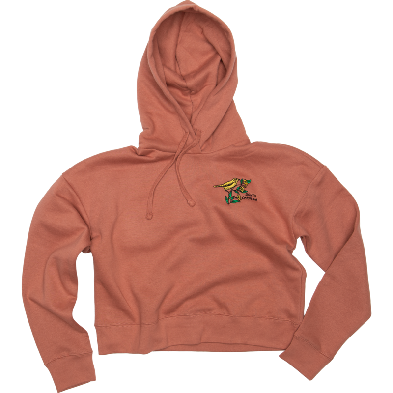 Carolina Wren Women's Crop Hoodie
