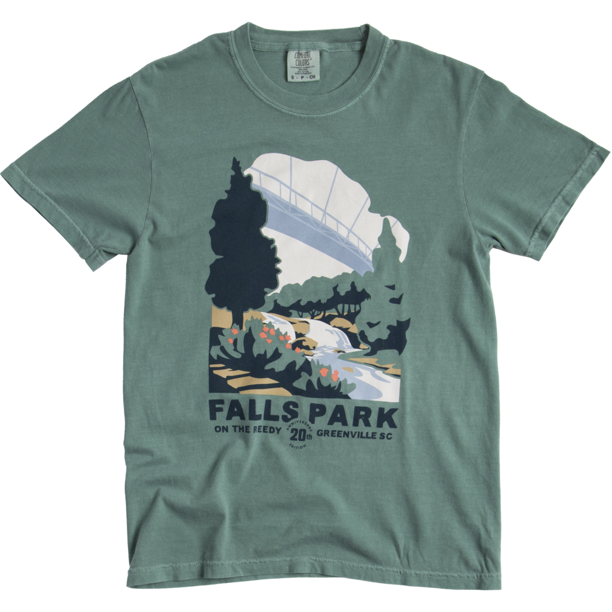 Greenville Falls Park Unisex Short Sleeve Tee