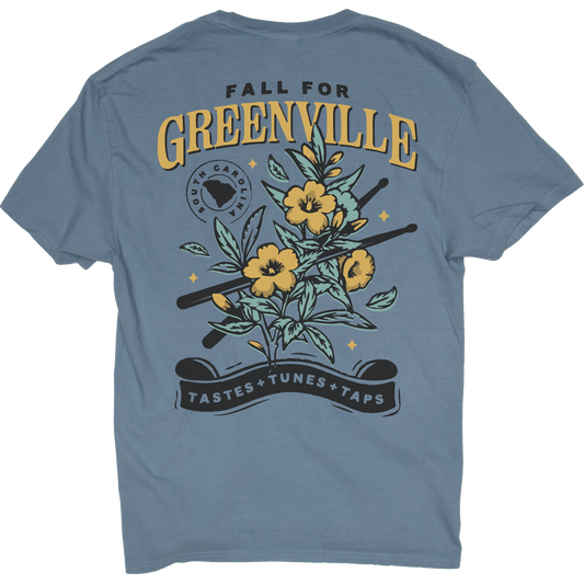 Fall For Greenville Drumsticks Unisex Short Sleeve Tee