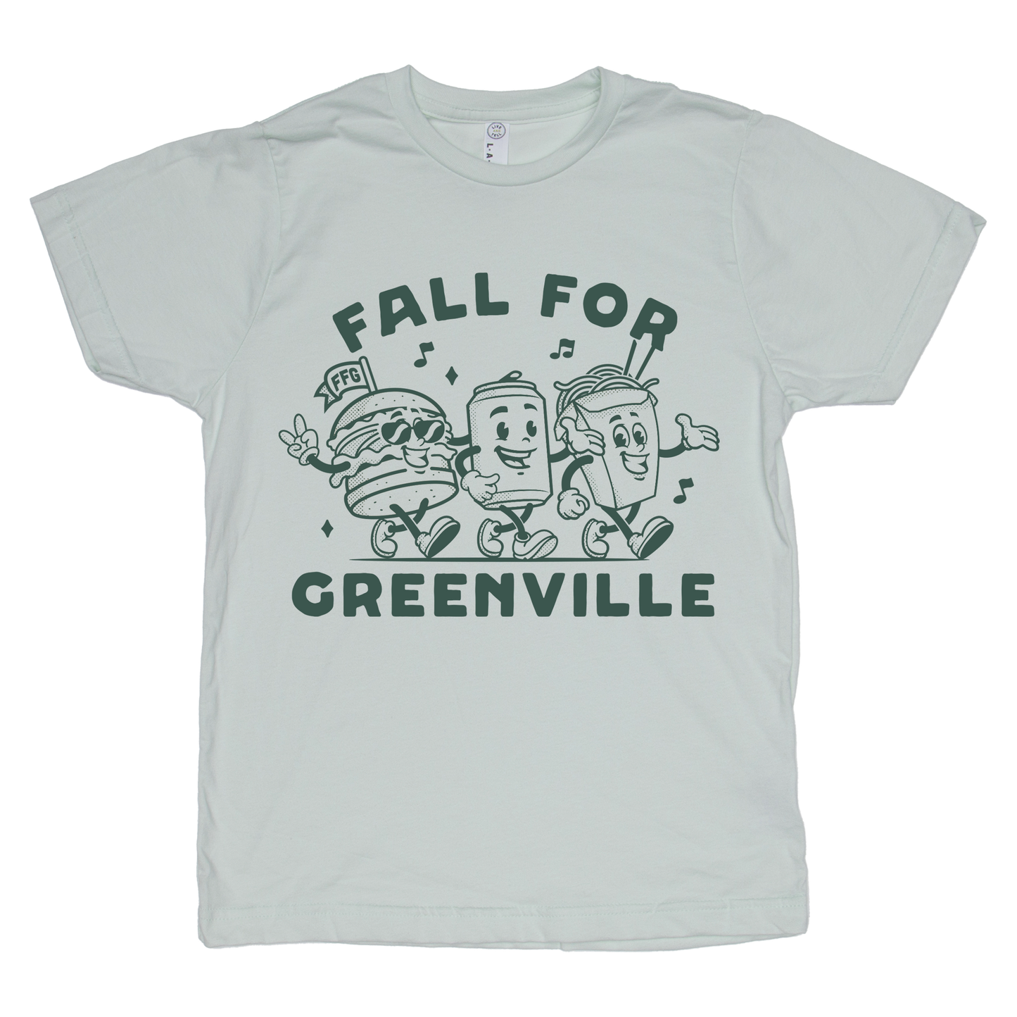 Fall For Greenville Cartoon Toddler Short Sleeve Tee