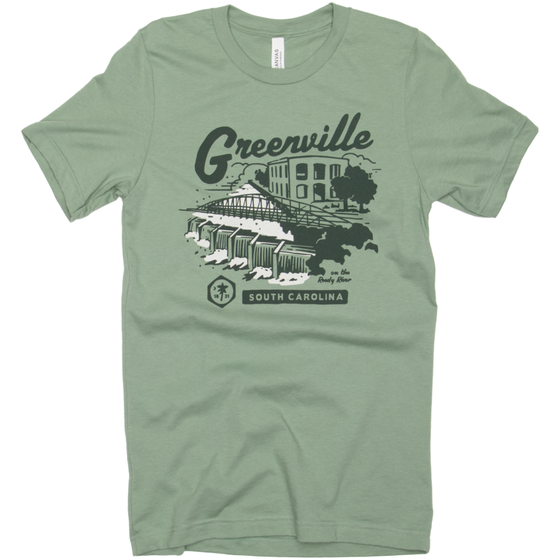 Greenville Vintage Bridge Unisex Short Sleeve Tee